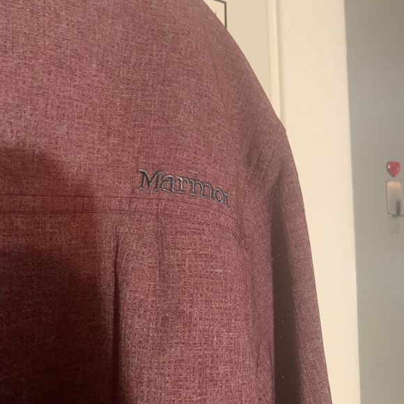 Marmot Button Down outdoor hiking dress Shirt - Picture 7 of 7